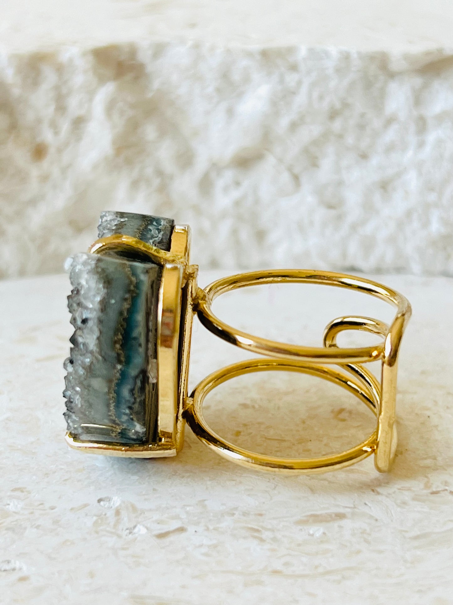 Quartz heart shaped ring 2