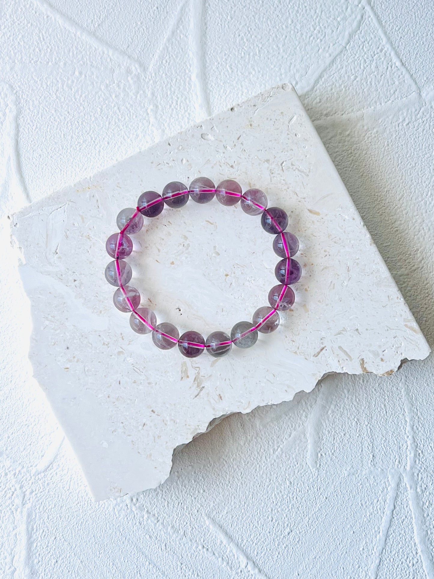 Fluorite bracelet high grade 11 mm