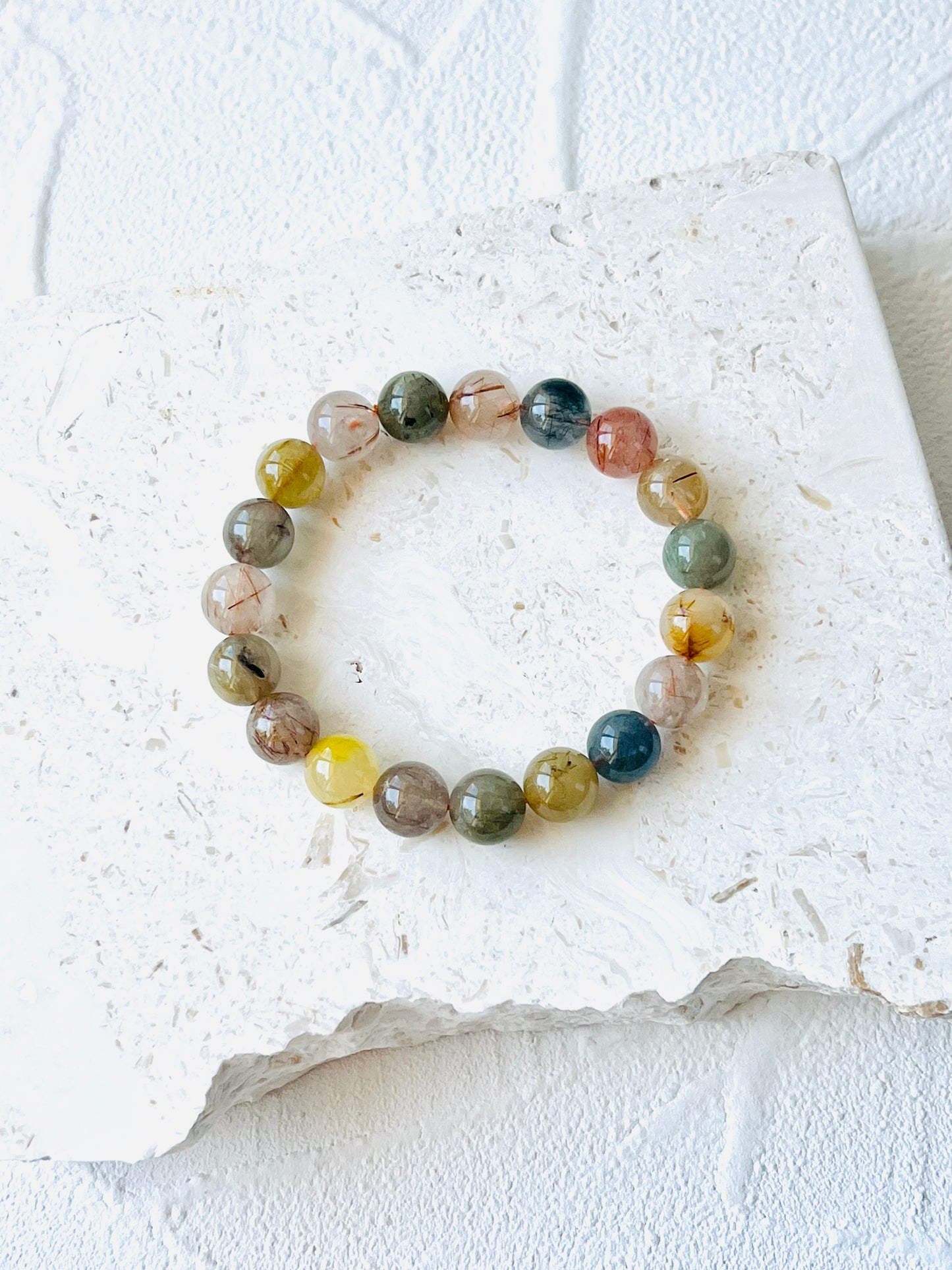 High grade coloured citrine bracelet 11 mm