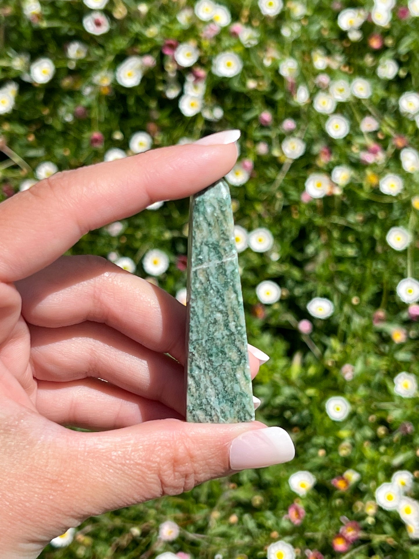 Green Jade Mini Tower - Zoee Crystals