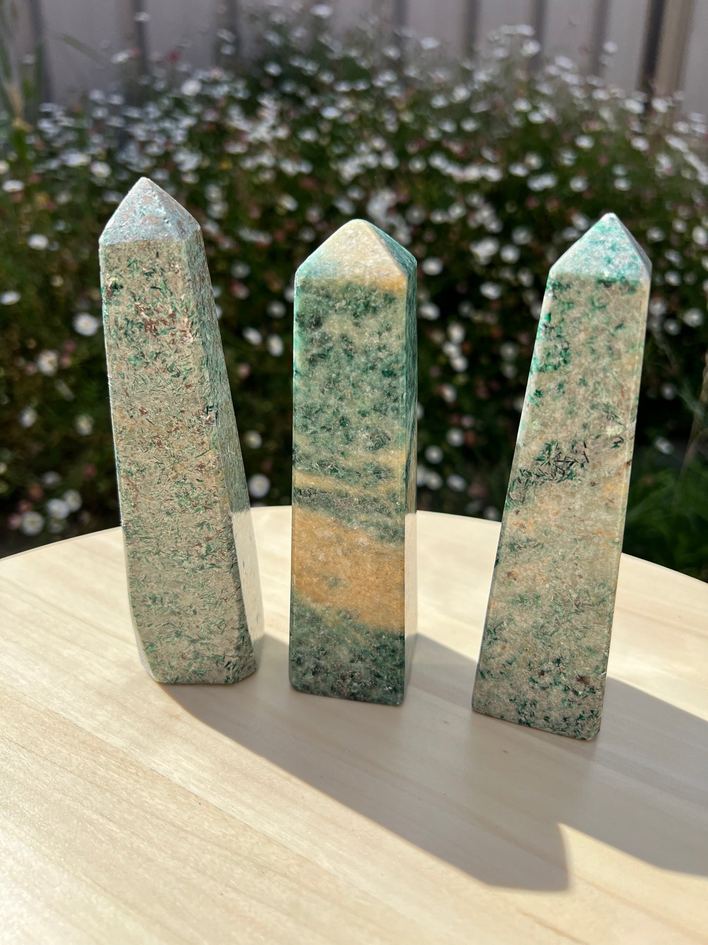 Green Kyanite Tower - Zoee Crystals