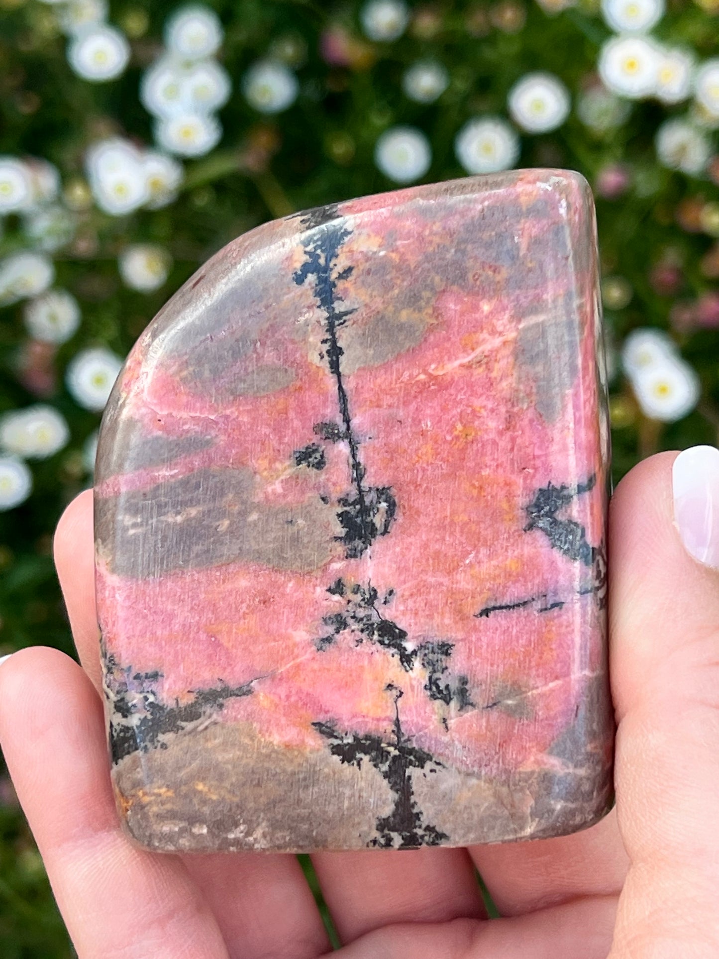 Rhodonite Freeform 370 g - Zoee Crystals