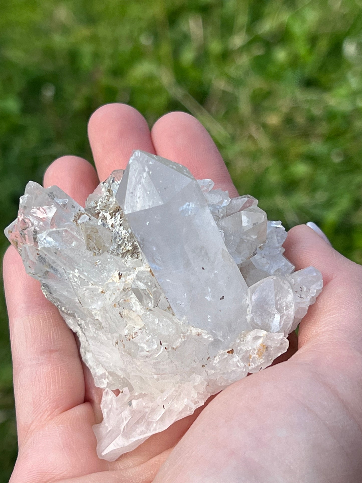 Clear Quartz Cluster - Zoee Crystals