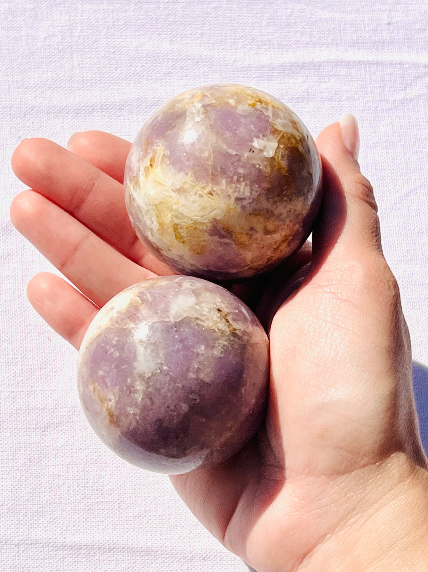 Lepidolite Sphere - Zoee Crystals