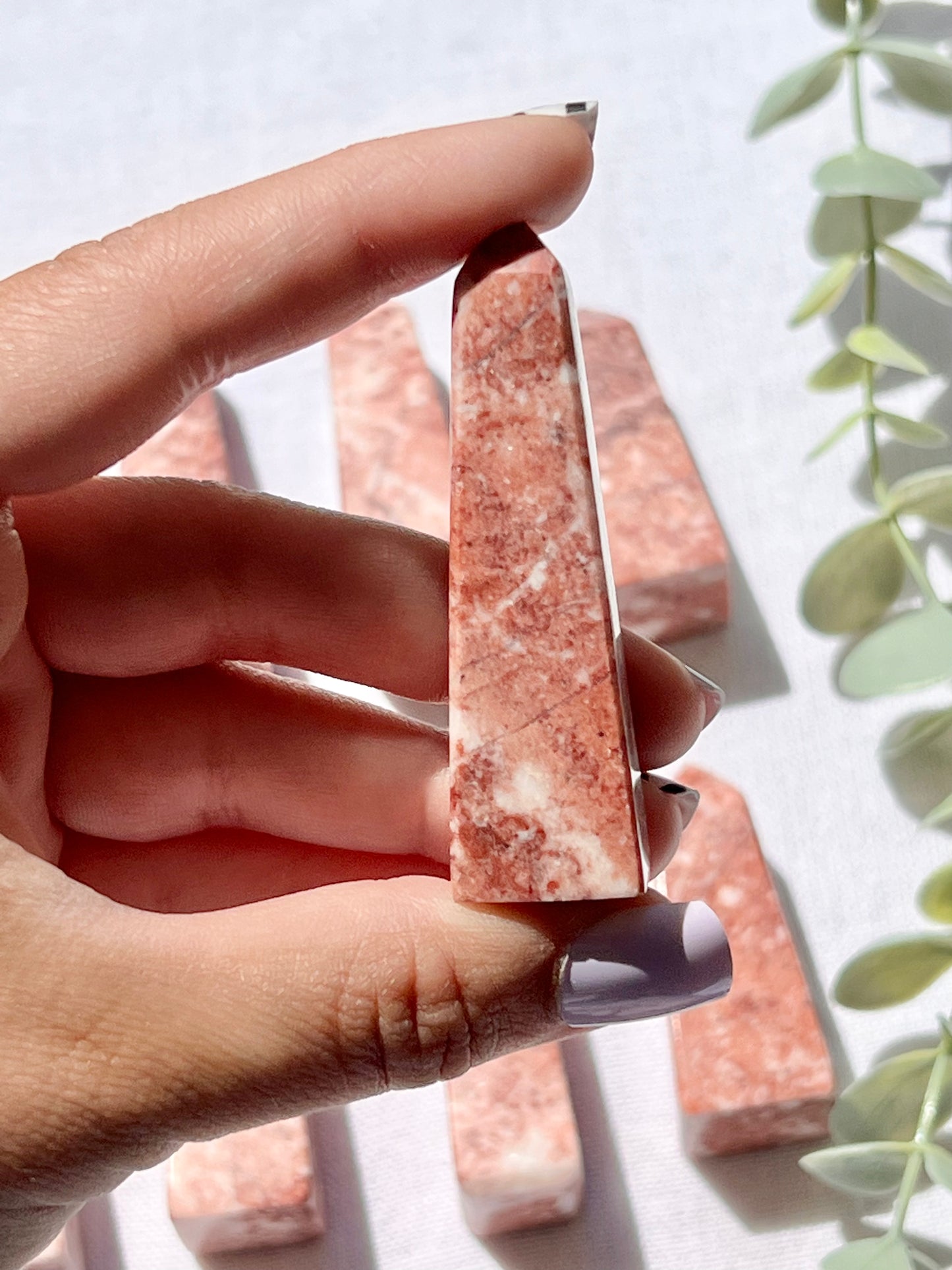 Red Jasper Tower - Zoee Crystals