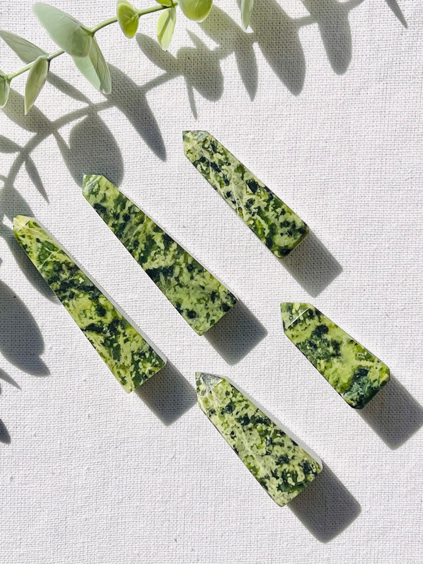 Jungle Jade Tower - Zoee Crystals