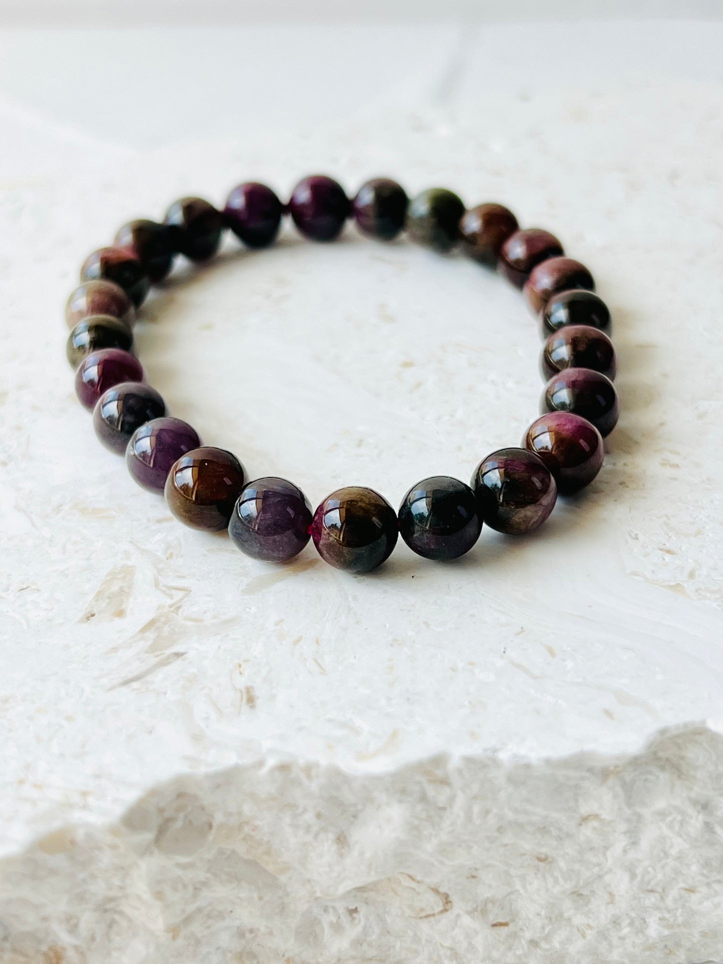 Watermelon Tourmaline bracelet