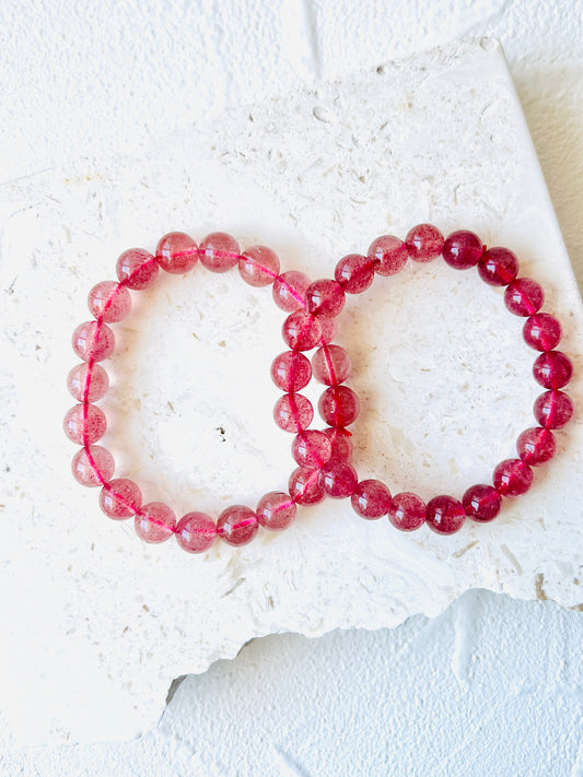 Strawberry Quartz bracelet