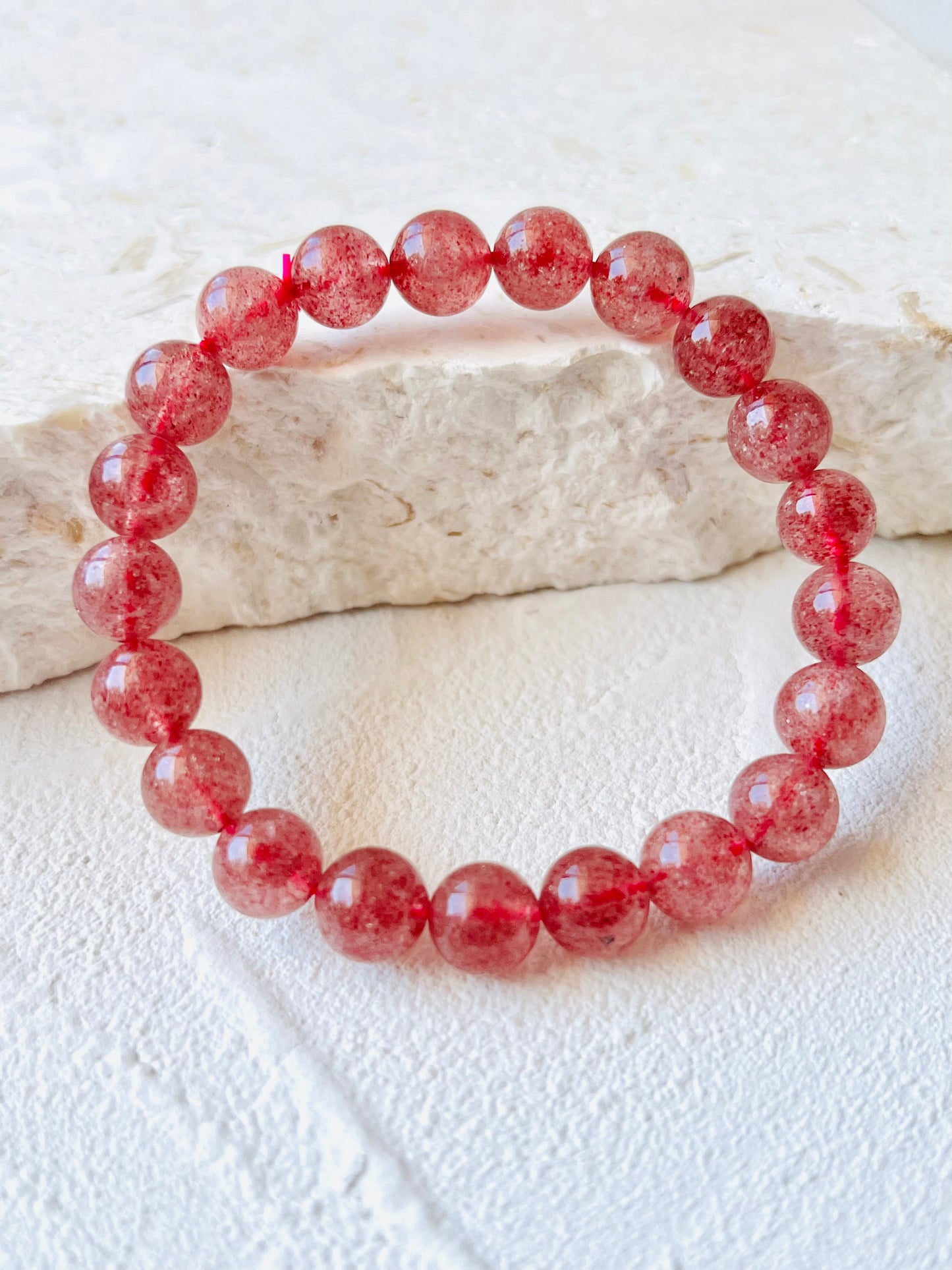 Strawberry Quartz bracelet