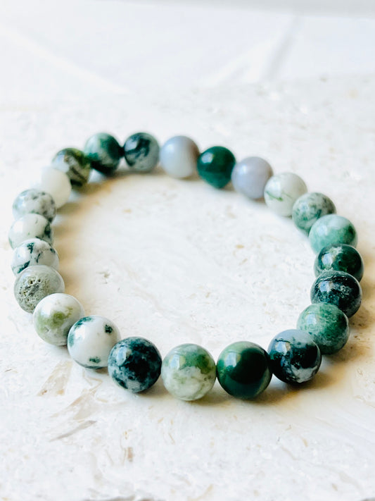 Moss Agate bracelet
