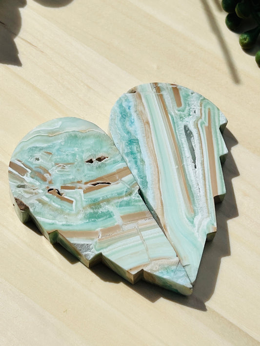 Blue Aragonite Angel Wings - Zoee Crystals