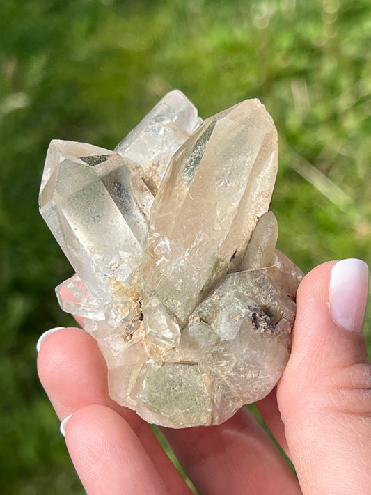 Clear Quartz Cluster - Zoee Crystals