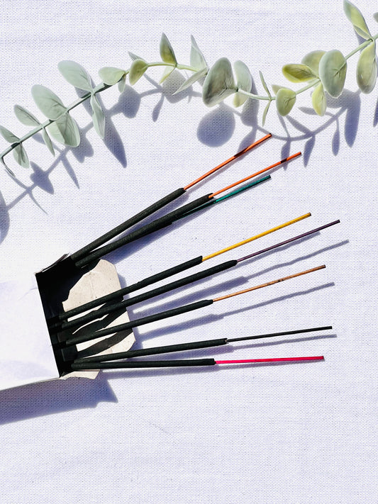 Seven Assorted Fragrances Incense Sticks - Zoee Crystals