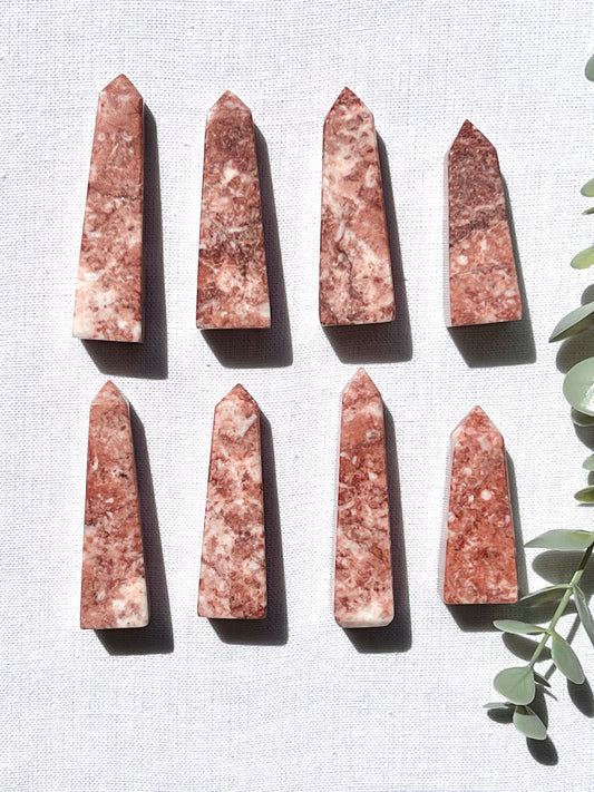 Red Jasper Tower - Zoee Crystals