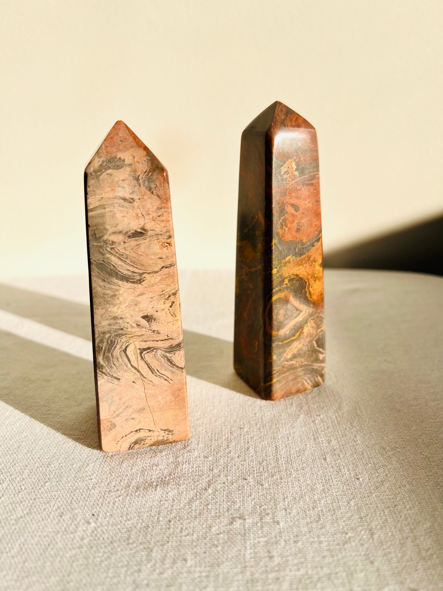 Desert Jasper Tower - Zoee Crystals