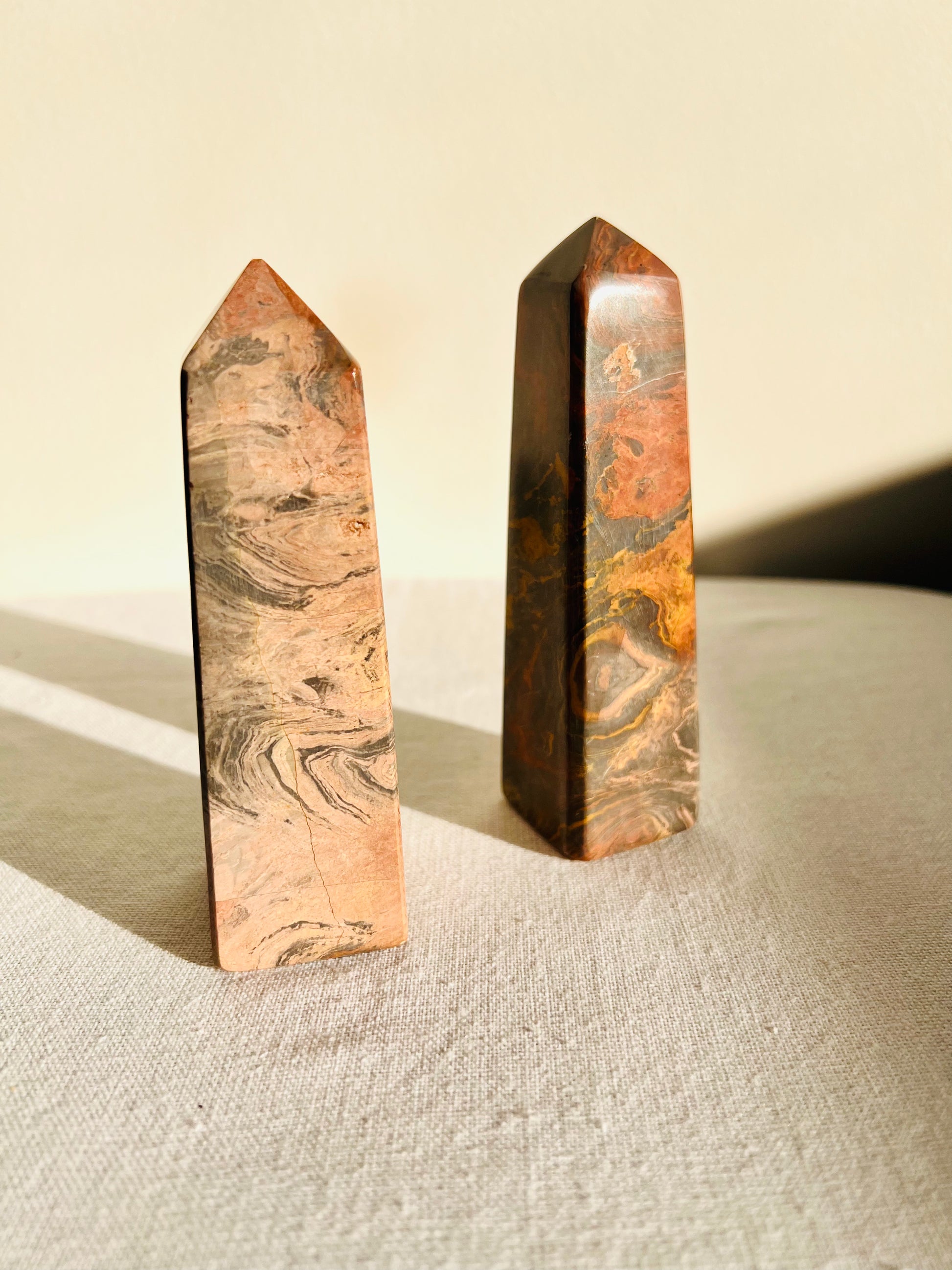 Desert Jasper Tower - Zoee Crystals