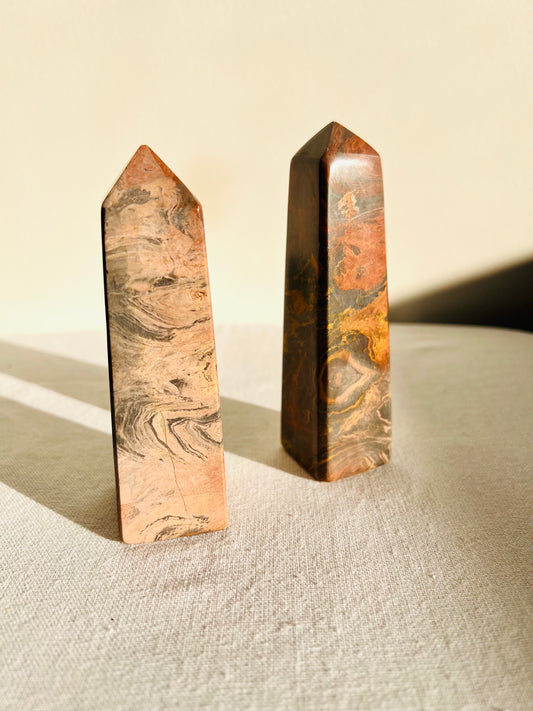 Desert Jasper Tower - Zoee Crystals